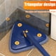 thumbnail image 5 of Hvxrjkn Trapeador de Limpieza Trapeador Triangular Telescópico Giratorio de 360 ° Giratorio y Ajustable, Trapeador Giratorio Reutilizable, Trapeador para Pisos de Madera Dura para el Hogar Trapeador con Mango de Acero Inoxidable, 5 of 8