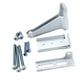 thumbnail image 4 of Kit de marco de puerta con soporte para cierrapuertas, kit industrial resistente anti-hundimiento para puertas Blanco, 4 of 9