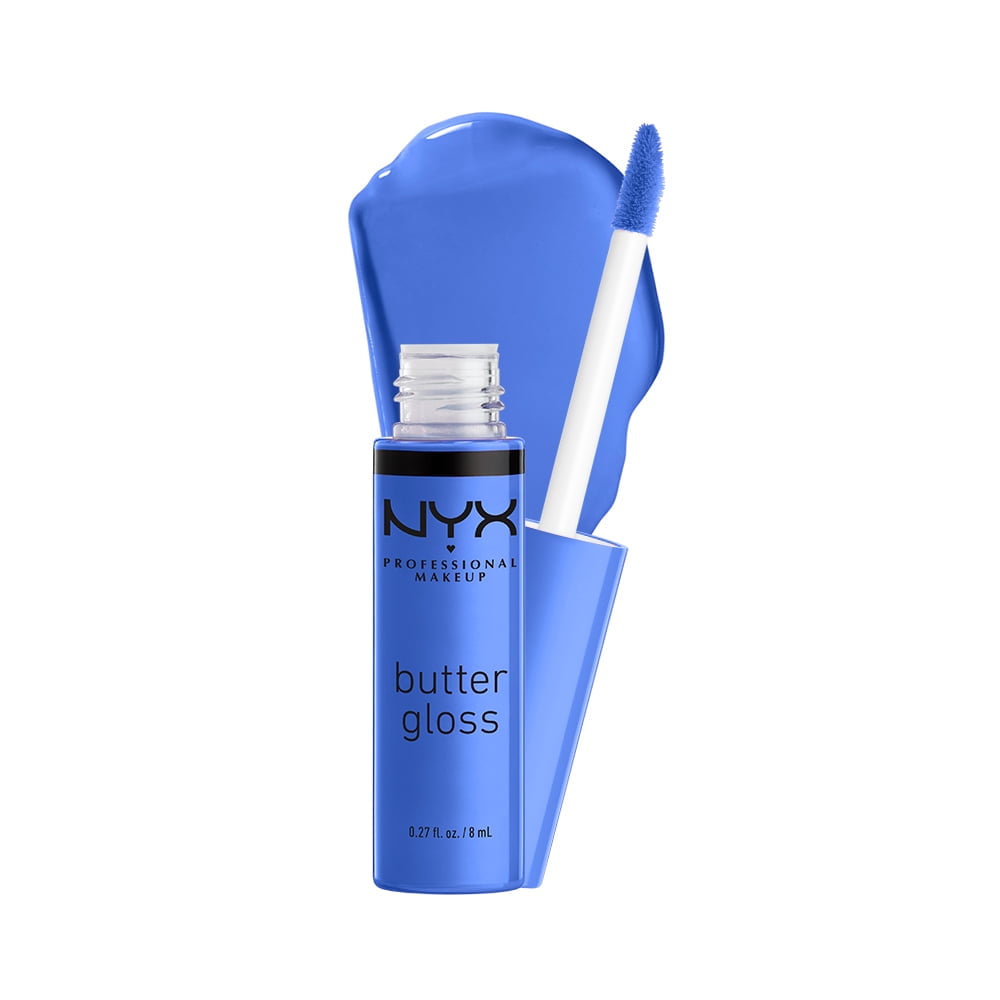 (2 pack) NYX Professional Makeup Butter Gloss, Non-Sticky Lip Gloss, Blueberry Tart, 0.27 Oz