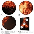 thumbnail image 3 of Designart "Ritualistic Fire Folk Religion wall art" Spiritual Wall Decor, 3 of 5