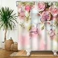 thumbnail image 6 of Butterfly Shower Curtains Flower Plants Printed Chinese Style Polyester Waterproof Fabric Bathroom r Curtains, 6 of 7