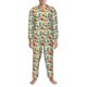 thumbnail image 3 of Fotbe Retro Bike Pijama de Hombre con Estampado de Manga Larga, Conjunto de 2 Piezas, Ropa de Dormir Suave y Cómoda con Bolsillos-Large, 3 of 7