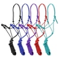 thumbnail image 1 of Yearling Cowboy Knot Halter & Lead (Black), 1 of 2