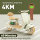 thumbnail image 2 of Mini Moto Eléctrica Vintage Infantil Honey Whale BDQ-916 Verde, 2 of 6