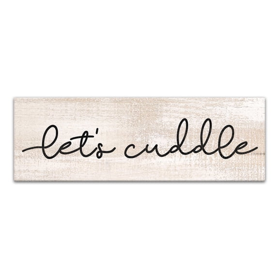Creative Products Let's Cuddle 36 x 12 Canvas Wall Art