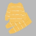 thumbnail image 4 of Pimfylm Baby Girl Clothes Fall Winter Outfits,Girls Fall Outfit Elegant Long Sleeve Crew Neck T Shirt With Plaid Skirt And Hat Girl Outfit, 4 of 5