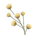 thumbnail image 2 of Clearance Under $3 Artificial Rose Spray 6-Head Rose Bouquet Plastic For Living Room Vase Filler Wedding Arch Arrangement (D) (1Pc), 2 of 7