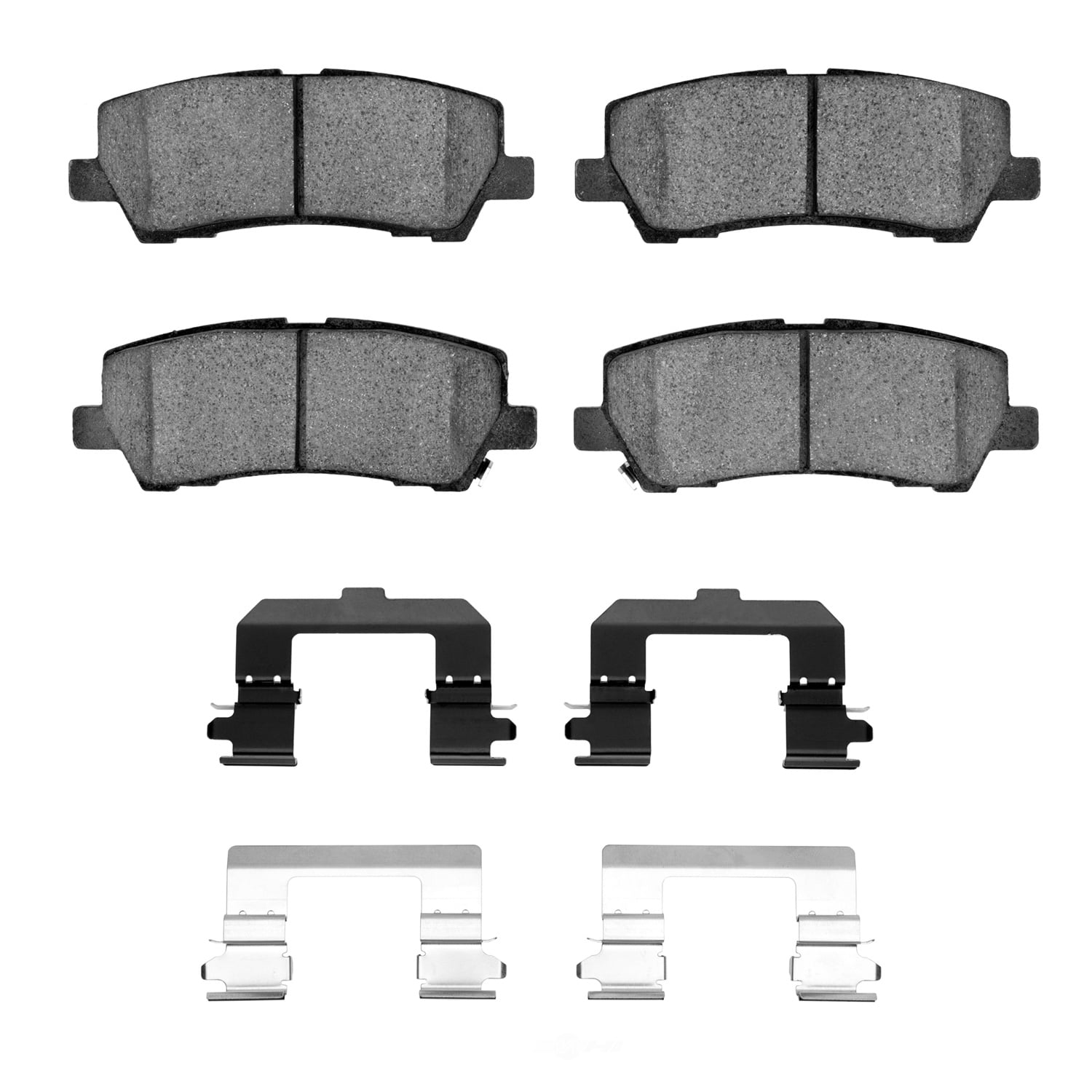 Dynamic Friction Company 1551-1793-02 DFC 5000 Advanced Brake Pads - Ceramic and Hardware Kit - OE