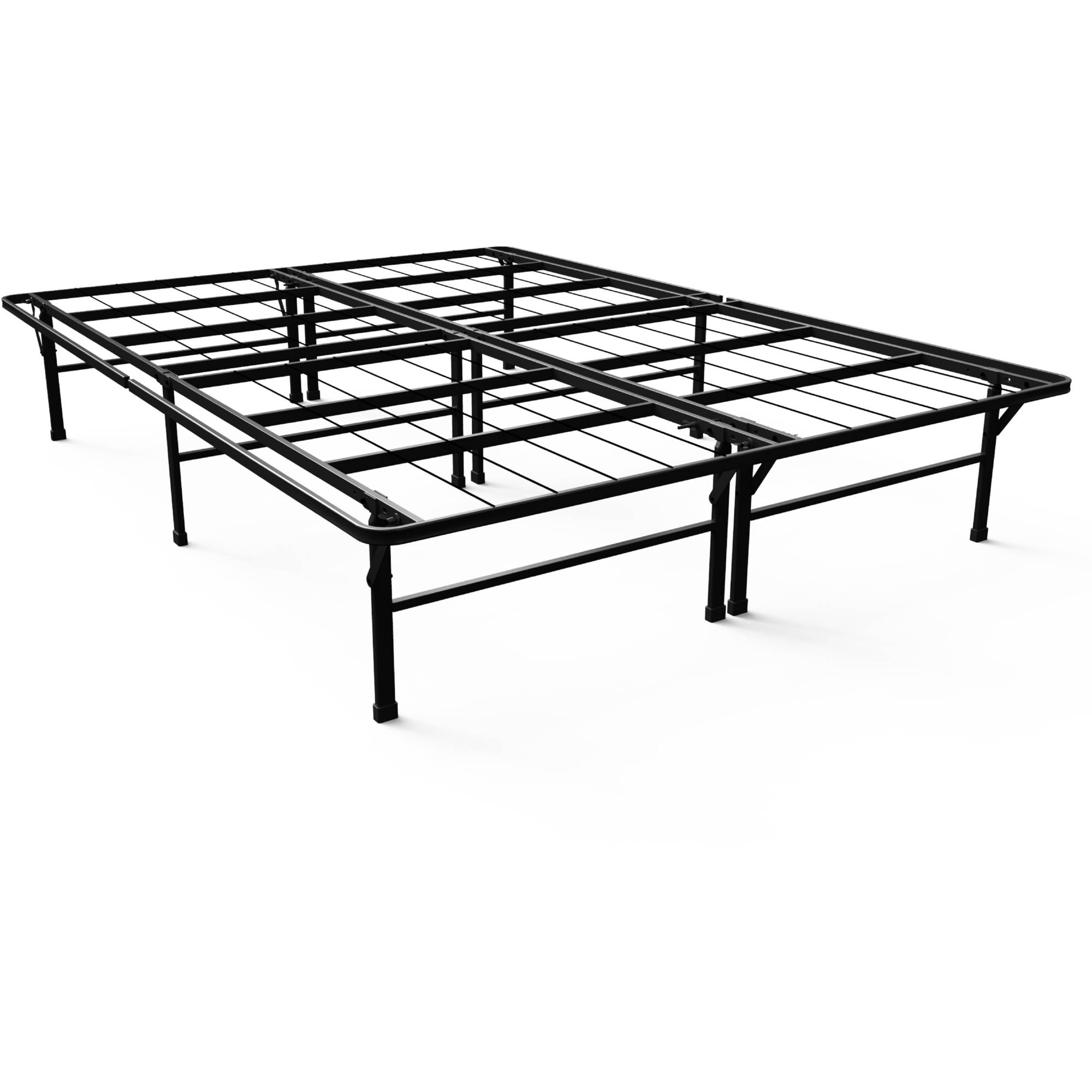 Furniture Metal Platform Bed Sturdy Metal Frame Support Foldable Bed Frame Multiple Sizes Jumpland Com Au