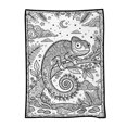 thumbnail image 2 of Flannel DIY Color Fillable Coloring Throw Blanket Soft Comfortable Decor For Daily Home Holiday Use, 2 of 4