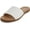 White PU, variant on Shoes Women Flip Flops Basic Plain Slides Slip On Sandals Casual Peep Toe Single Band BOARD-S White PU 6