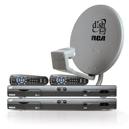 RCA DISH Satellite TV System With 2 Receivers DP301T22BM