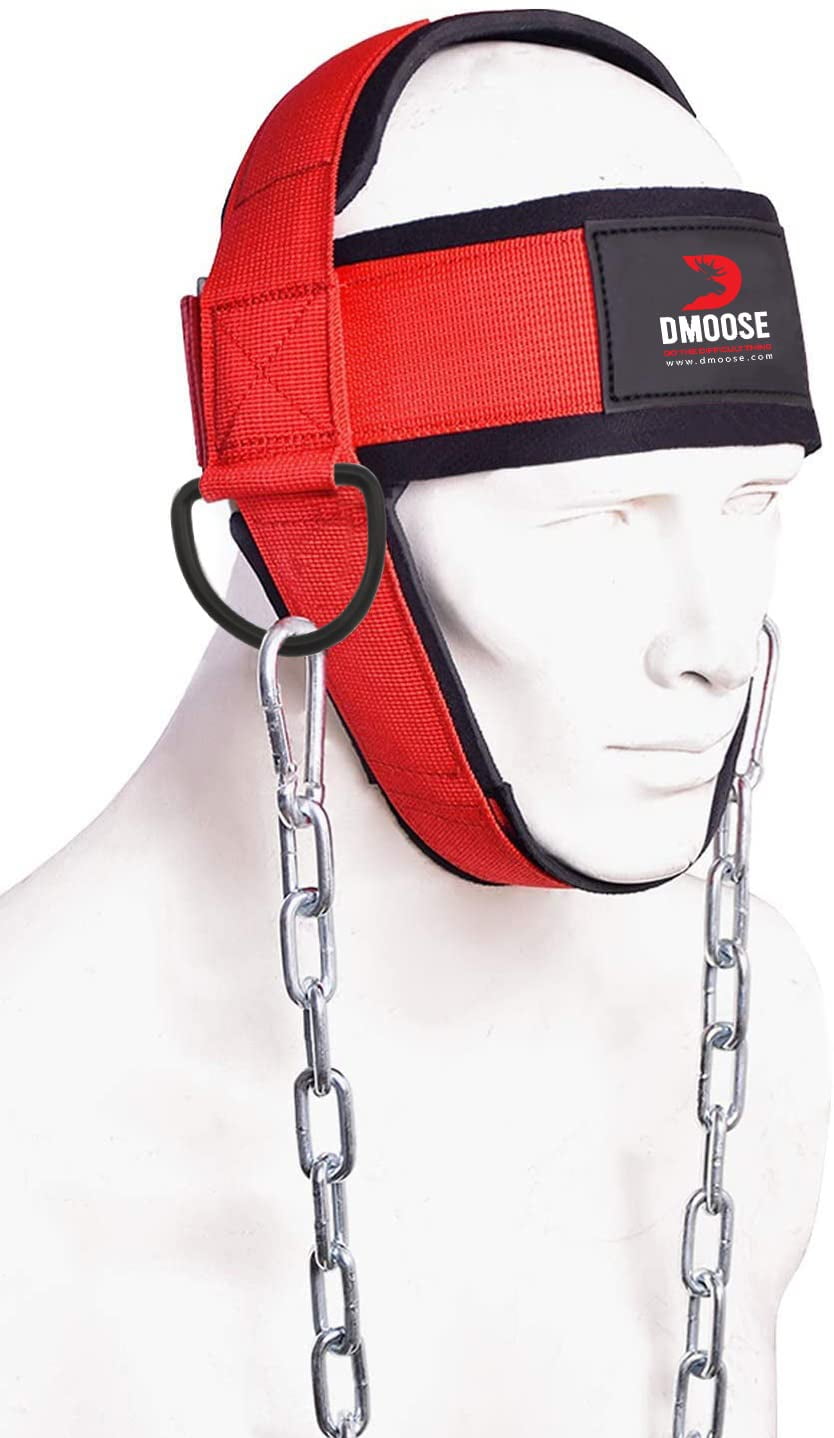 DMoose Neck Harness for Weight Lifting and Strength Training, Resistance Exercise and Injury