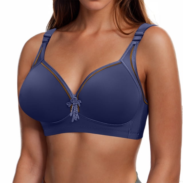 Abcnature Plus Size Bras for Women Gathered Together Plus Size Daily Bras Underwear no Rims