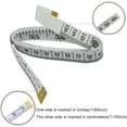 thumbnail image 6 of Soft Tape Measure Double Scale Body Sewing Flexible Ruler for Weight Loss Medical Body Measurement Sewing Tailor Craft Vinyl Ruler, Has Centimetre Scale on Reverse Side 60-inchï¼Whiteï¼, 6 of 7