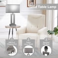 thumbnail image 4 of Set de 2 Lámparas de Mesa para Dormitorio Seealle Gris con Control Táctil y USB C+A, 4 of 7