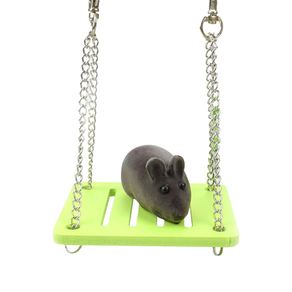 Rainbow Seesaw Swing Hanging Ladder Bridge Pet Hamster Play Funny Toy L