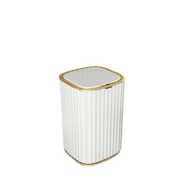 Injueey Cubo de basura sin contacto con Sensor, cubo de basura de inducción automática, impermeable, a prueba de fugas, cubo de basura, baño Almacenamiento y organización del hogar 12L Injueey HA067681-02