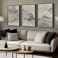 thumbnail image 2 of Neutral Singg Wall Art for Living Room, 3 Piece Modern Canvas Prints Paintings Artwork for Walls-Tan Beige Brown Minimalist Pictures for Living Room Hallway Bedroom Wall Decor, 2 of 6