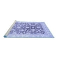 thumbnail image 2 of Ahgly Company Machine Washable Indoor Square Oriental Blue Traditional Area Rugs, 3' Square, 2 of 4