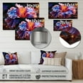 thumbnail image 4 of Designart "Glowing Iris in Flowers" Floral Metal Wall Art Prints, 4 of 5