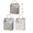 Style 1, variant on 3 Pack Wall Hanging Storage Bag, Hanging Organizer Bag with Sticky Hook, Wall Organizer