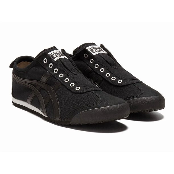 Onitsuka Tiger MEXICO 66 SLIP-ON Sneakers Shoes D3K0Q Black canvas US4-11.5