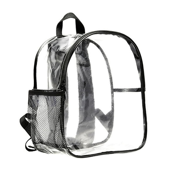 LSLJS Clear Bookbags Transparent Backpack Beach Bag Backpack for School, Work, Travel, Festival