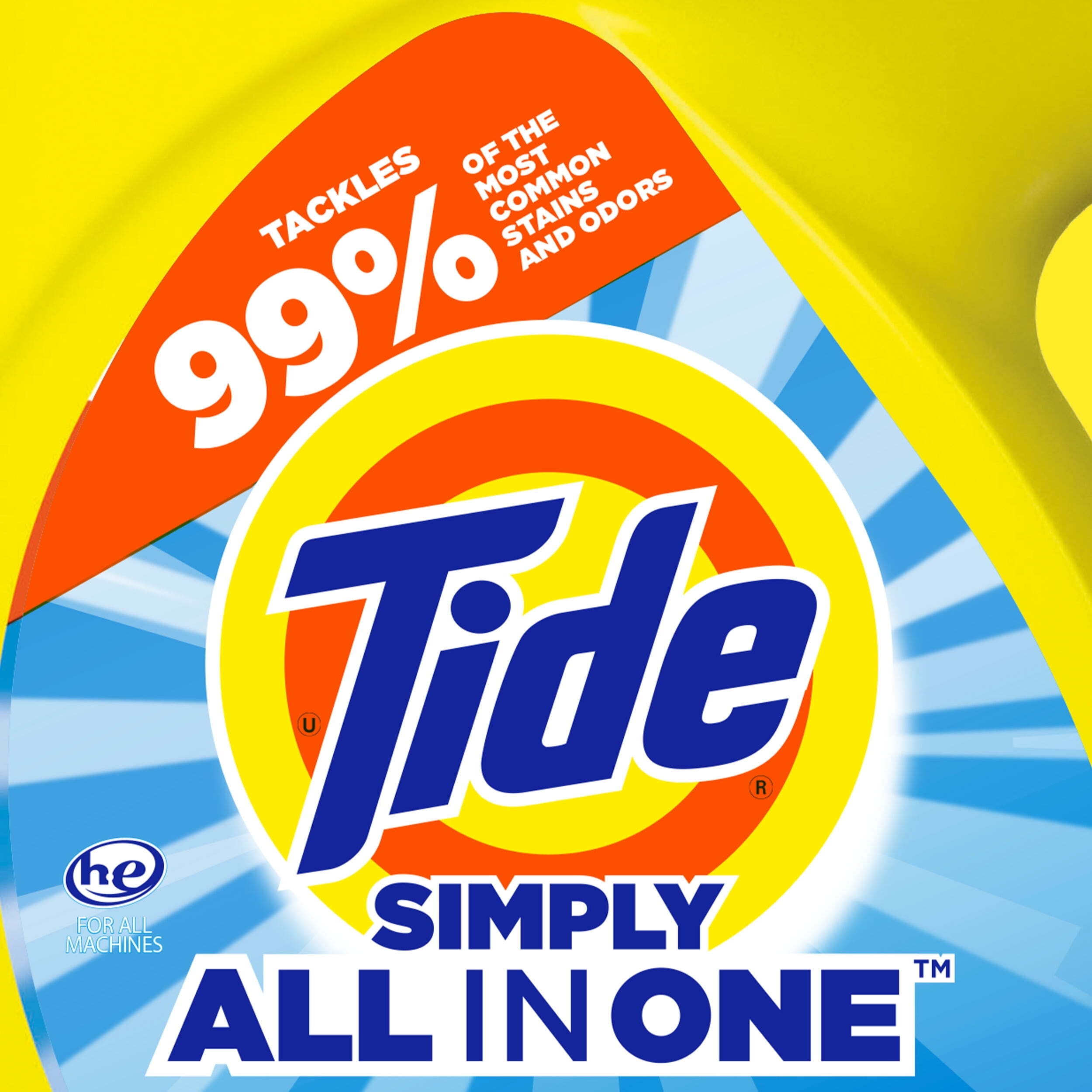 (3 pack) Tide Simply Refreshing Breeze, 22 Loads Liquid Laundry Detergent, 31 fl oz