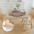 thumbnail image 2 of WYYP Sun Rays Retro Design Square Tablecloth for Picnic Dining Kitchen Farmhouse 100% Polyester Fiber 46*46, 2 of 8