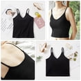 thumbnail image 4 of Camisola de algodón para mujer, top corto tipo tubo con almohadilla para el pecho, 1 unidad, 4 of 5
