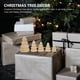 thumbnail image 4 of Adornos navideños de madera artesanales únicos para árbol de Navidad (5 piezas)., 4 of 7