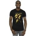 thumbnail image 2 of DC Comics T-Shirt Homme Noir Adam avec Poitrine Dorée, 2 of 4