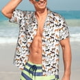 thumbnail image 5 of Lsque Horse pattern Hawaiian Shirt for Men, Unisex Summer Beach Casual Short Sleeve Button Down Shirts-Small, 5 of 9