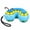 Blue, variant on 360 Degree Rotating Bead Fidget Toy, Twistable Segment Anxiety Relief Spinner, Handheld Focus Training Desk Toy, Rotating Bead Fidget Toy