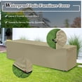 thumbnail image 5 of Spaco 9 Pieces Patio Furniture Set with 32” Fire Pit Table and 50000 BTU Square Propane Fire Pit-White, Wicker Furniture Conversation Sets, Coffee Table for Garden, Poolside, Backyard, 5 of 10