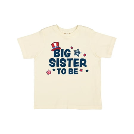 

Inktastic Big Sister to Be with Stars Gift Toddler Boy Girl T-Shirt