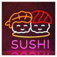 thumbnail image 1 of Letrero De Neón Sushi Con Luz LED Regulable Por USB Para Negocios, Hogar, Bar, Cocina, Restaurante Japonés, Supermercados, Decoración, 38cmx32cm, 1 of 7