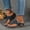 Navy, variant on Womens Orthopedic Sandals Arch Support Thong Sandals For Women Thick Sole Hollow Out Cutout Toe Post Flip Flops Casual Summer Beach Shoes Womens Sandals Brown US :5.5