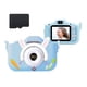 thumbnail image 1 of Ruifaya Cámara de juguete portátil para selfies HD 1080P con tarjeta SD de 32 GB para regalo de Navidad para niños;, 1 of 7