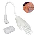 thumbnail image 1 of Keenso Silicone Nail Training Hand,Nail Practice Hands,Silicone Nail Art Practice Hand Bendable Joints False Nail Tips Nail Training Hand Mannequin, 1 of 8
