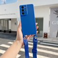 thumbnail image 2 of Crossbody Lanyard Necklace Case For Samsung Galaxy A32 A22 A12 A52 S21 S20 FE S22 S23 Ultra Plus Soft Silicone Cord Strap Cover, 2 of 5