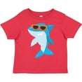 thumbnail image 3 of Inktastic Cute Shark, Cool Shark, Shark with Sunglasses Boys or Girls Toddler T-Shirt, 3 of 5