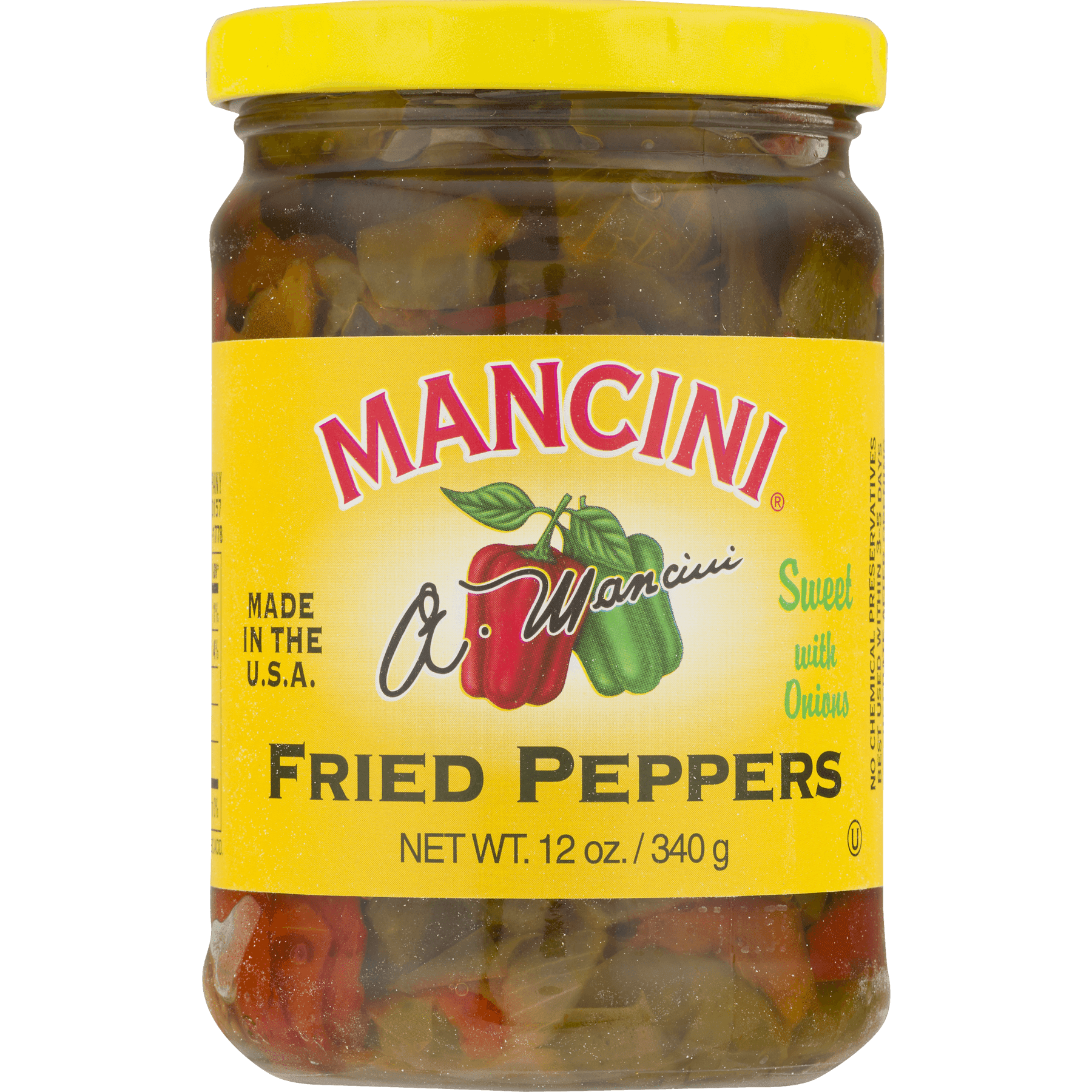 Mancini RCtdy To Serve Sweet Fried Peppers With Onions, 12 Oz