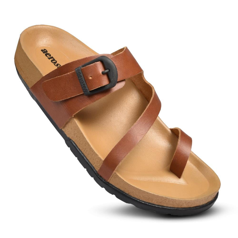 Aerosoft - Aerosoft Women's Dart Casual Summer Strap Slip on Sandals - Walmart.com - Walmart.com