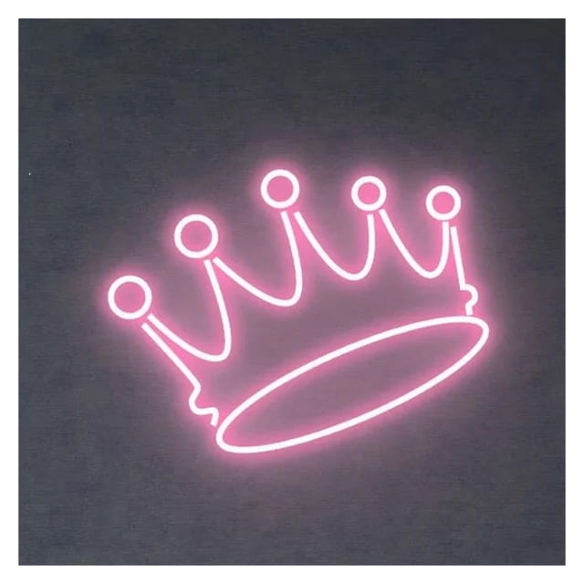 Letrero De Neón Con Forma De Corona Luz Para Bodas Compromisos Fiestas De Cumpleaños Bares Cervezas Dormitorios Hoteles Decoración De Pared 40cmx28cm