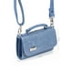 thumbnail image 4 of Bolso Crossbody A ÁNGELOZANO Lupita Azul en Sintético Tipo Charol con Grabado Cincelado, 4 of 6