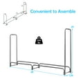 thumbnail image 3 of Costway 8FT Firewood Storage Log Rack Heavy Duty Iron Log Holder W/ Waterproof PVC Cover, 3 of 10