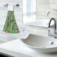 thumbnail image 5 of Yayeee Kitchen Hanging Hand Towels Set of 2 with Loop Bathroom Absorbent Tie Towel, American Footballs, 5 of 7