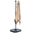 thumbnail image 3 of Patiojoy Parasol de Marché 10 Pieds Extérieur pour Patio, Carré Déporté avec Base, Beige, 3 of 6